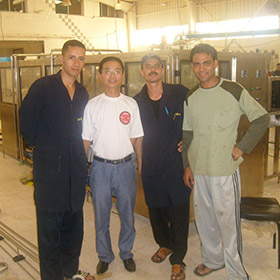 EGYPT-CAIRO 6000 Bottles/h Carbonated beverage production line (PET bottle and can)