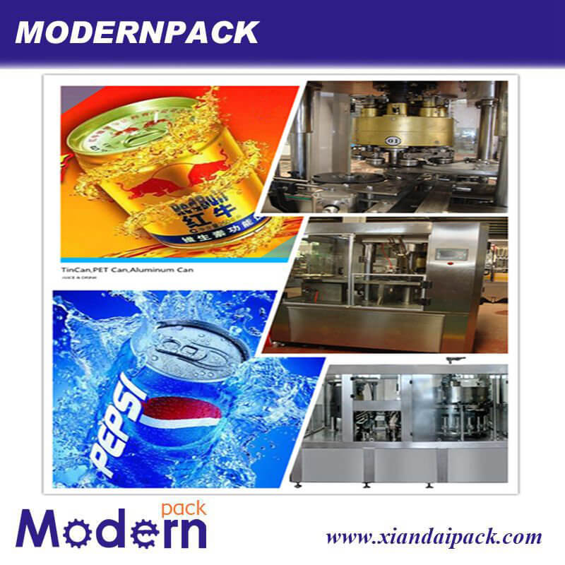 Automatic filling beverage filling machine for the can